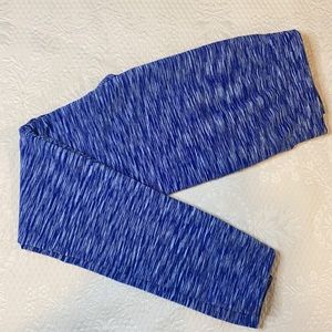 Blue patterned leggings L/XL